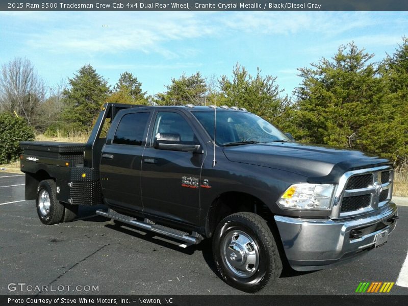 Granite Crystal Metallic / Black/Diesel Gray 2015 Ram 3500 Tradesman Crew Cab 4x4 Dual Rear Wheel