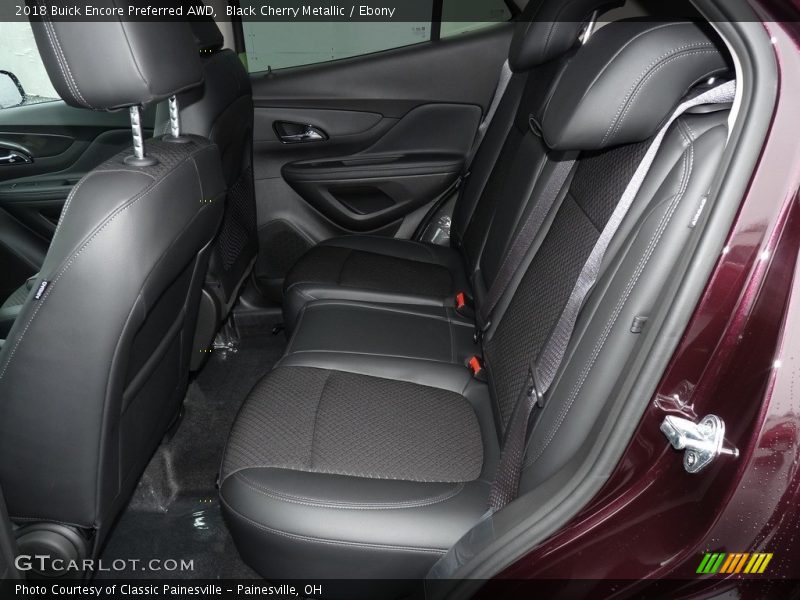 Black Cherry Metallic / Ebony 2018 Buick Encore Preferred AWD