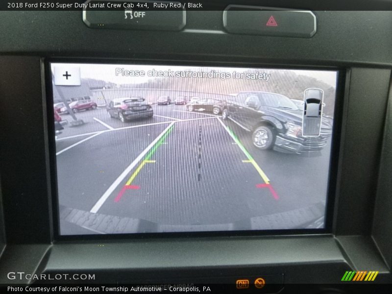 Ruby Red / Black 2018 Ford F250 Super Duty Lariat Crew Cab 4x4