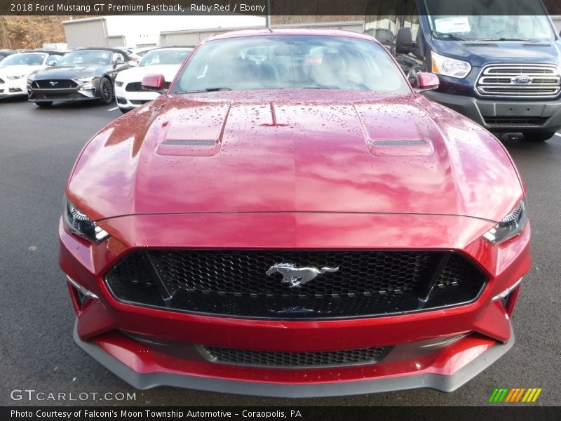 Ruby Red / Ebony 2018 Ford Mustang GT Premium Fastback