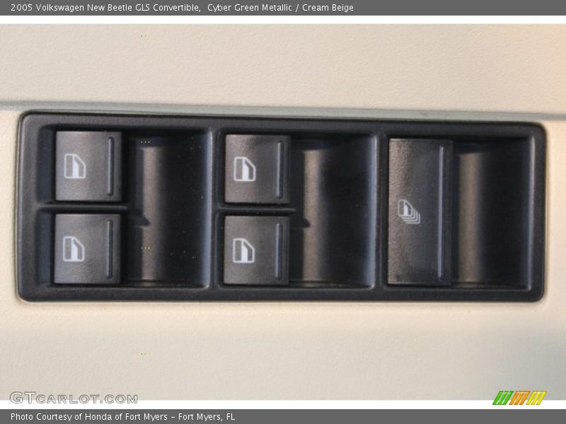Cyber Green Metallic / Cream Beige 2005 Volkswagen New Beetle GLS Convertible