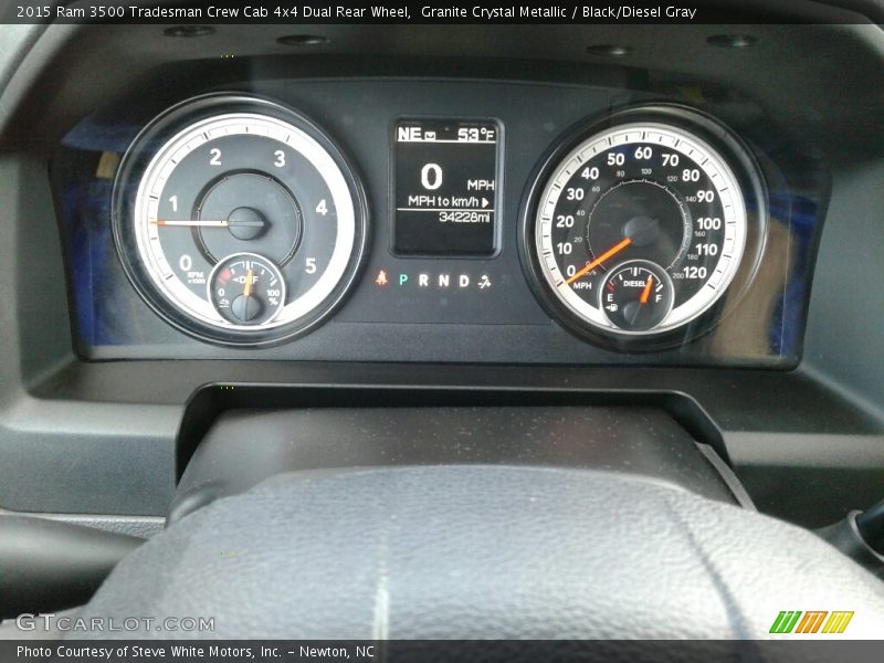 Granite Crystal Metallic / Black/Diesel Gray 2015 Ram 3500 Tradesman Crew Cab 4x4 Dual Rear Wheel