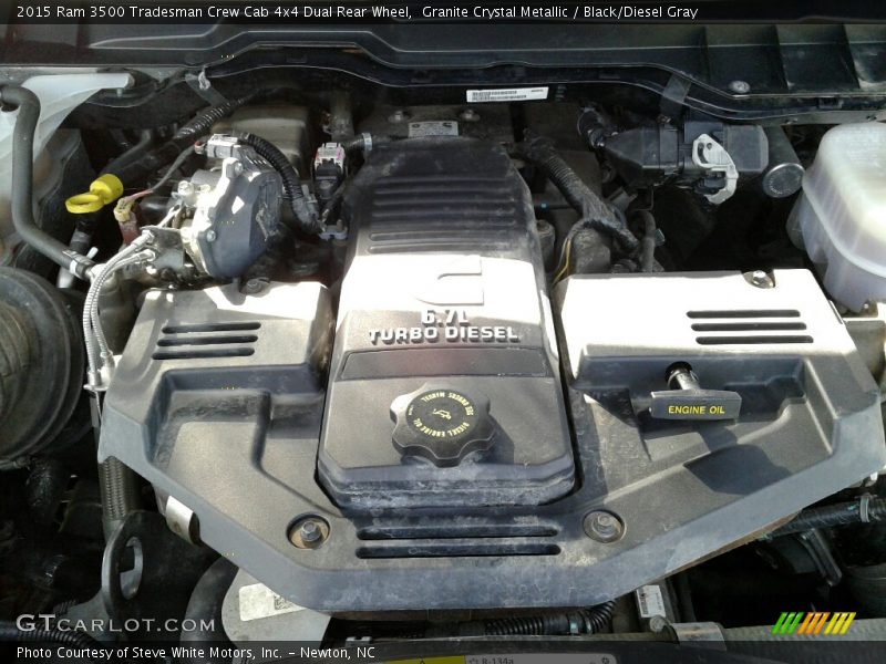 Granite Crystal Metallic / Black/Diesel Gray 2015 Ram 3500 Tradesman Crew Cab 4x4 Dual Rear Wheel