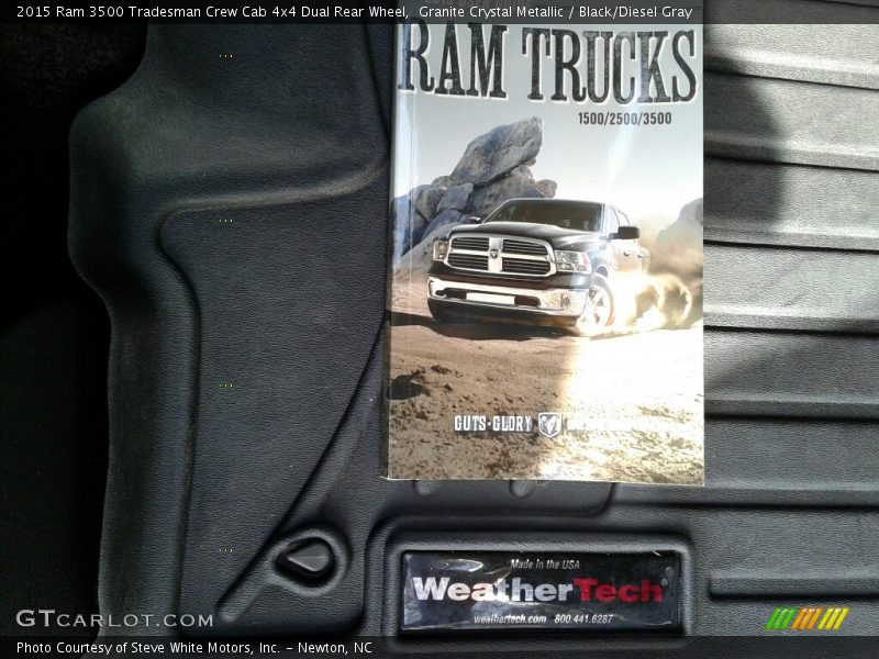 Granite Crystal Metallic / Black/Diesel Gray 2015 Ram 3500 Tradesman Crew Cab 4x4 Dual Rear Wheel