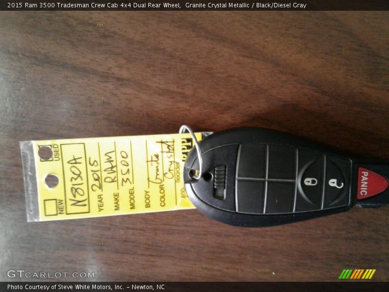 Granite Crystal Metallic / Black/Diesel Gray 2015 Ram 3500 Tradesman Crew Cab 4x4 Dual Rear Wheel