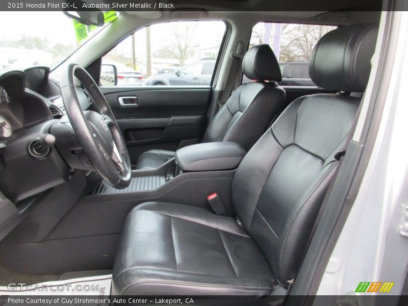 Alabaster Silver Metallic / Black 2015 Honda Pilot EX-L