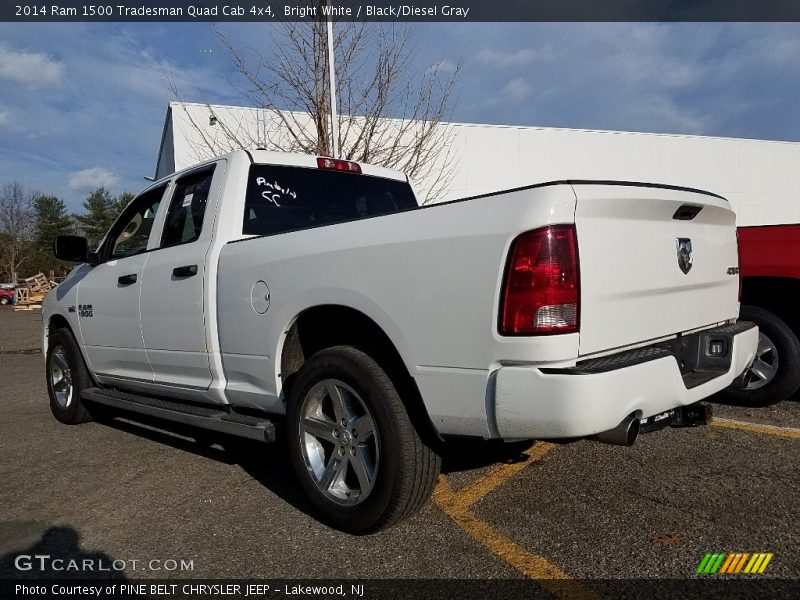 Bright White / Black/Diesel Gray 2014 Ram 1500 Tradesman Quad Cab 4x4