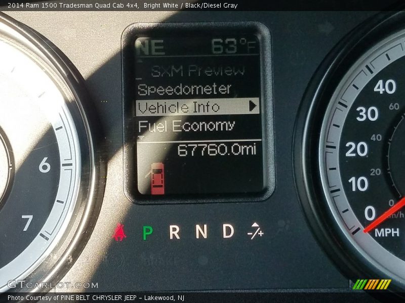 Bright White / Black/Diesel Gray 2014 Ram 1500 Tradesman Quad Cab 4x4