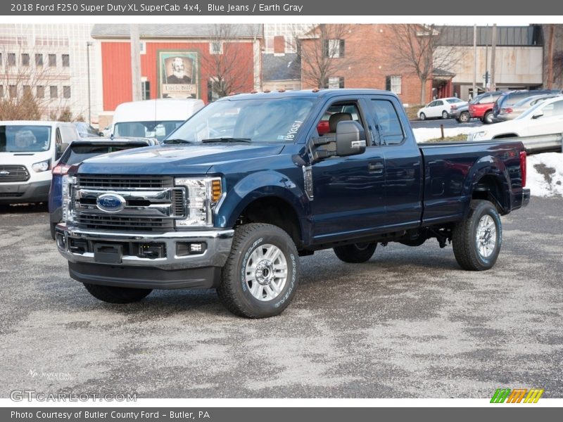 Blue Jeans / Earth Gray 2018 Ford F250 Super Duty XL SuperCab 4x4