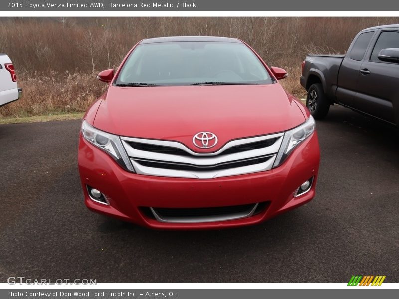 Barcelona Red Metallic / Black 2015 Toyota Venza Limited AWD