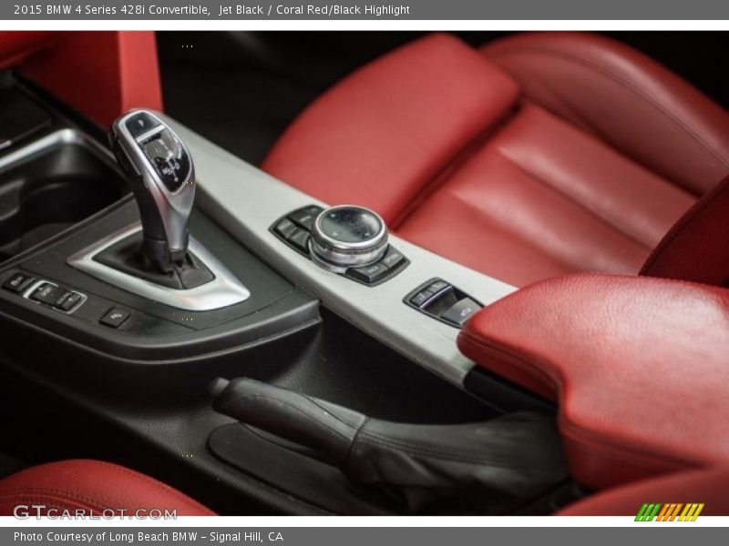 Jet Black / Coral Red/Black Highlight 2015 BMW 4 Series 428i Convertible