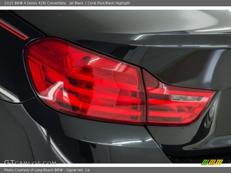 Jet Black / Coral Red/Black Highlight 2015 BMW 4 Series 428i Convertible