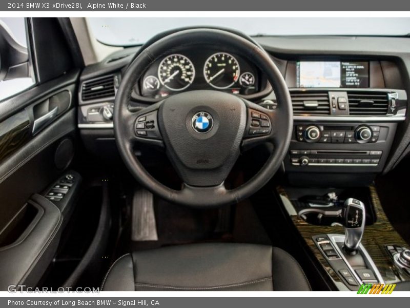 Alpine White / Black 2014 BMW X3 xDrive28i