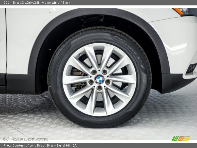 Alpine White / Black 2014 BMW X3 xDrive28i