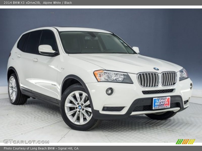 Alpine White / Black 2014 BMW X3 xDrive28i