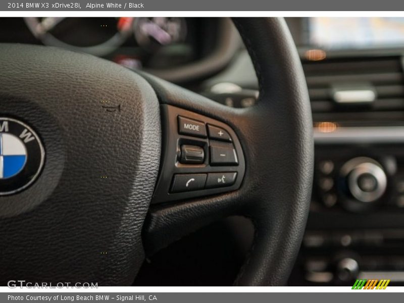 Alpine White / Black 2014 BMW X3 xDrive28i