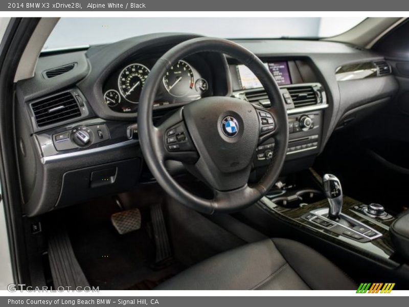 Alpine White / Black 2014 BMW X3 xDrive28i