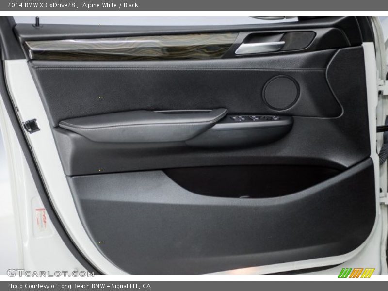 Alpine White / Black 2014 BMW X3 xDrive28i