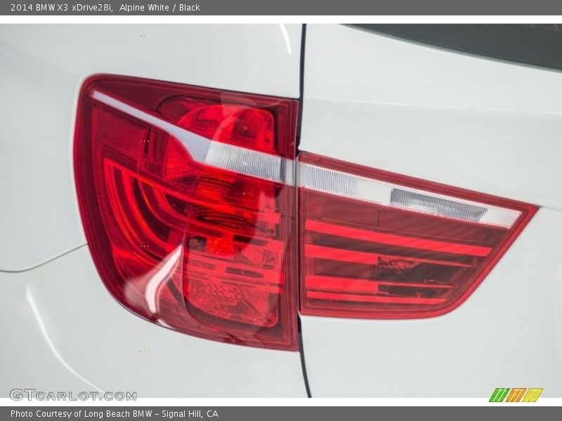 Alpine White / Black 2014 BMW X3 xDrive28i