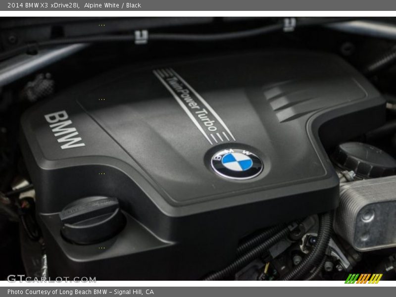 Alpine White / Black 2014 BMW X3 xDrive28i