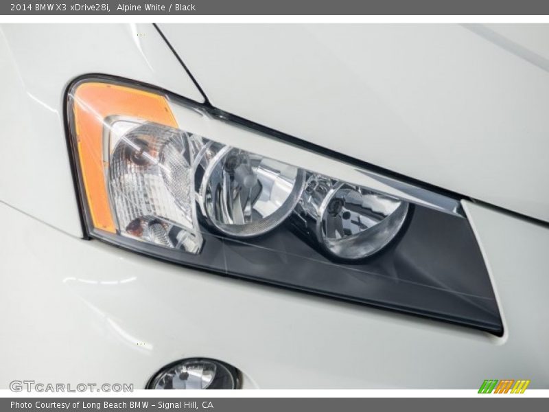 Alpine White / Black 2014 BMW X3 xDrive28i