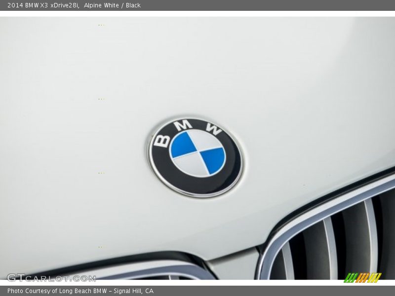 Alpine White / Black 2014 BMW X3 xDrive28i