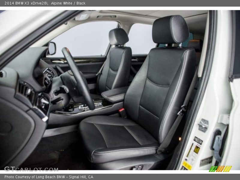 Alpine White / Black 2014 BMW X3 xDrive28i