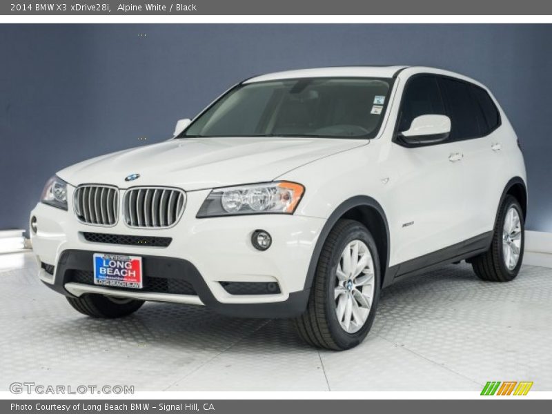 Alpine White / Black 2014 BMW X3 xDrive28i