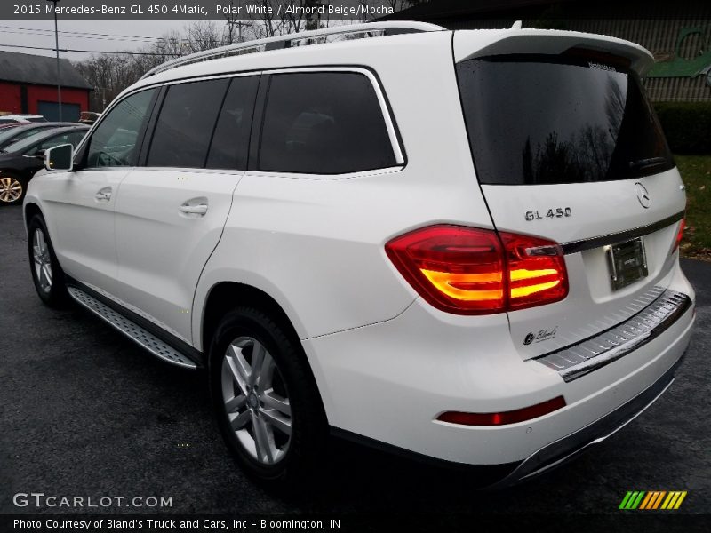 Polar White / Almond Beige/Mocha 2015 Mercedes-Benz GL 450 4Matic