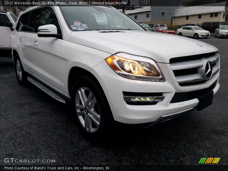 Polar White / Almond Beige/Mocha 2015 Mercedes-Benz GL 450 4Matic