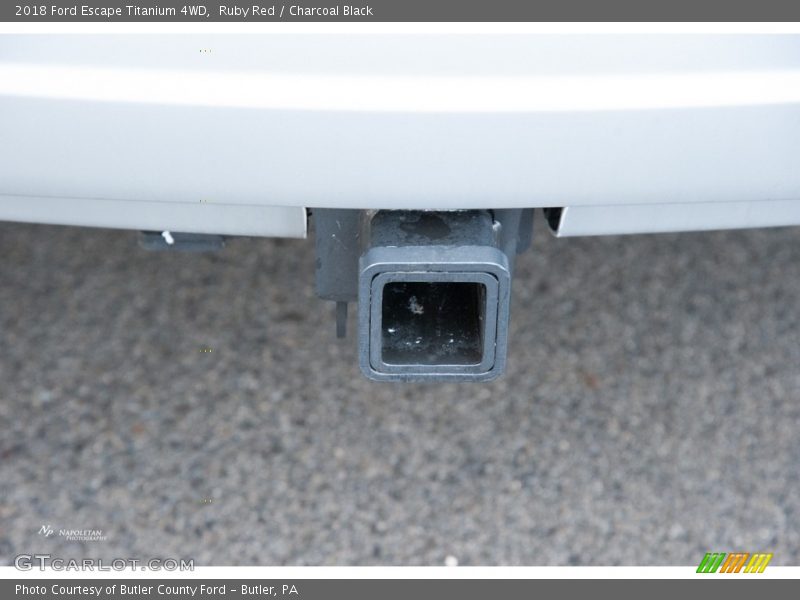Ruby Red / Charcoal Black 2018 Ford Escape Titanium 4WD
