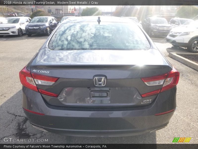 Modern Steel Metallic / Gray 2018 Honda Accord Touring Sedan