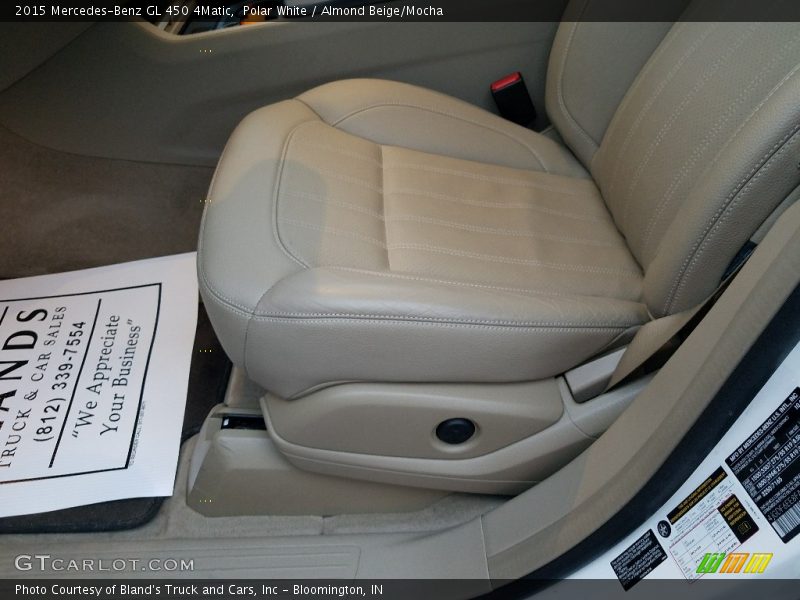 Polar White / Almond Beige/Mocha 2015 Mercedes-Benz GL 450 4Matic