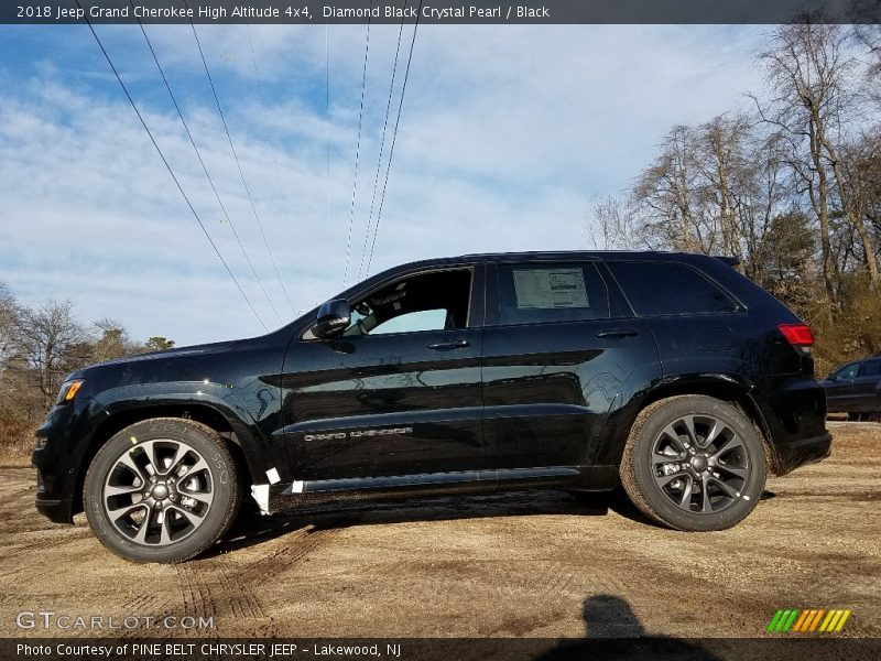 Diamond Black Crystal Pearl / Black 2018 Jeep Grand Cherokee High Altitude 4x4