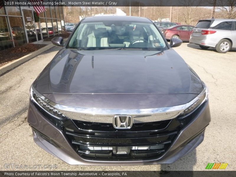 Modern Steel Metallic / Gray 2018 Honda Accord Touring Sedan