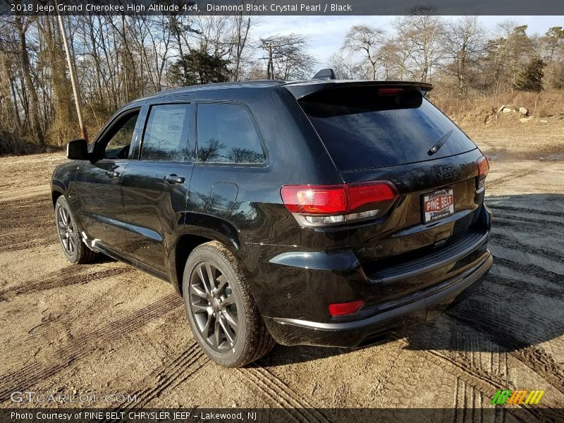 Diamond Black Crystal Pearl / Black 2018 Jeep Grand Cherokee High Altitude 4x4