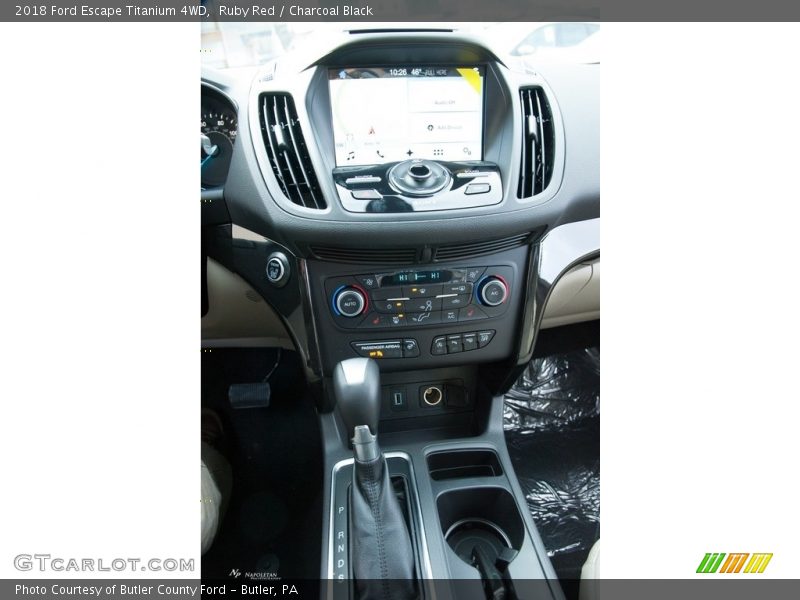 Ruby Red / Charcoal Black 2018 Ford Escape Titanium 4WD
