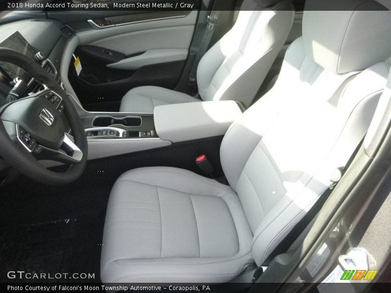 Modern Steel Metallic / Gray 2018 Honda Accord Touring Sedan