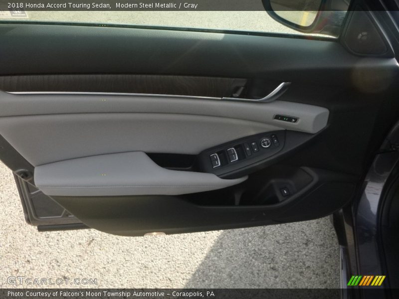 Modern Steel Metallic / Gray 2018 Honda Accord Touring Sedan
