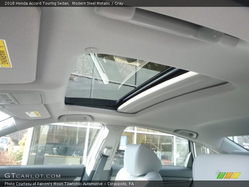 Modern Steel Metallic / Gray 2018 Honda Accord Touring Sedan