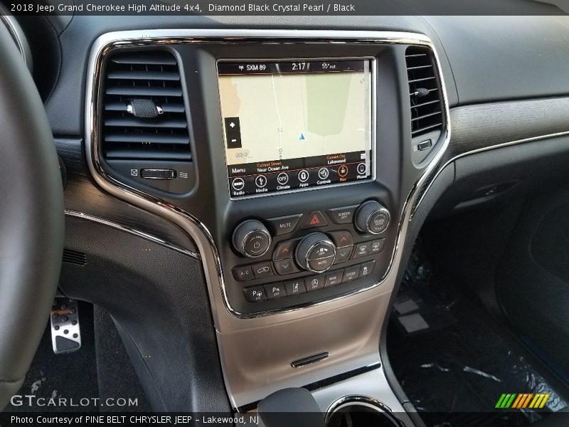 Diamond Black Crystal Pearl / Black 2018 Jeep Grand Cherokee High Altitude 4x4
