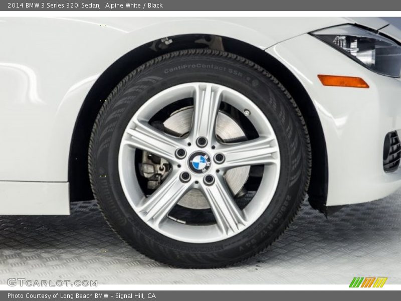 Alpine White / Black 2014 BMW 3 Series 320i Sedan
