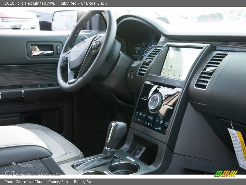 Ruby Red / Charcoal Black 2018 Ford Flex Limited AWD