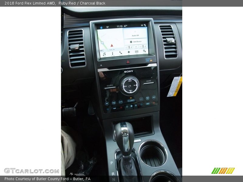 Ruby Red / Charcoal Black 2018 Ford Flex Limited AWD