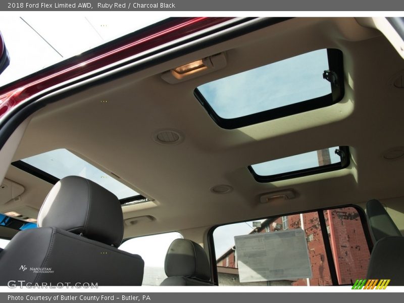 Ruby Red / Charcoal Black 2018 Ford Flex Limited AWD