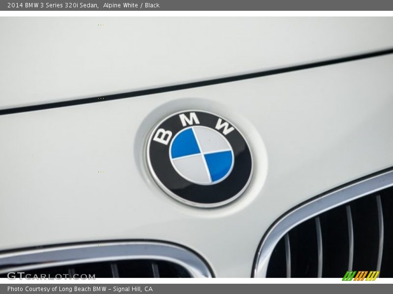 Alpine White / Black 2014 BMW 3 Series 320i Sedan