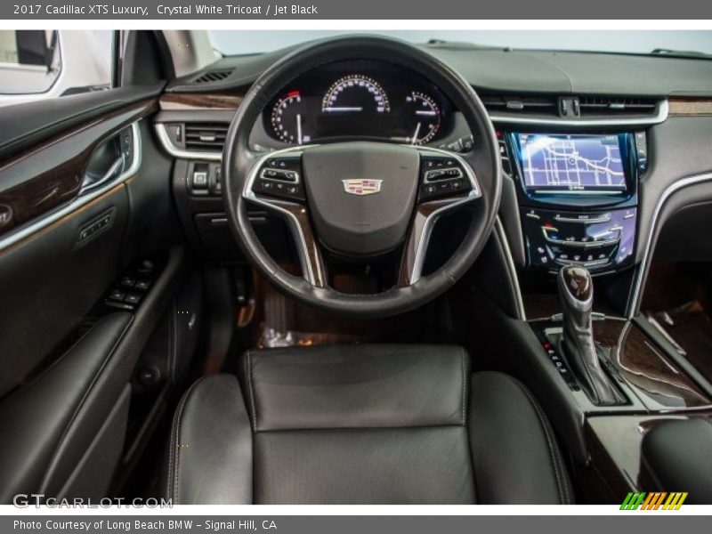 Crystal White Tricoat / Jet Black 2017 Cadillac XTS Luxury
