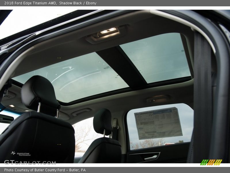 Shadow Black / Ebony 2018 Ford Edge Titanium AWD