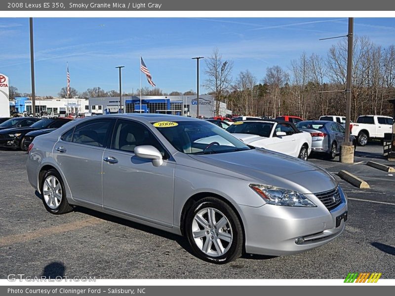 Smoky Granite Mica / Light Gray 2008 Lexus ES 350