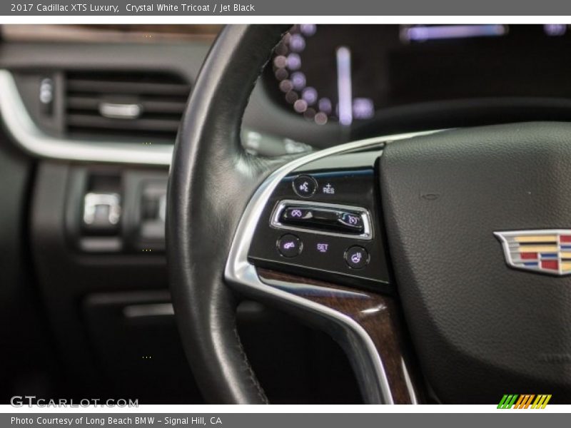 Crystal White Tricoat / Jet Black 2017 Cadillac XTS Luxury
